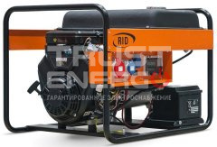 Бензиновый генератор RID RV 9540 AE Открытая на раме Briggs&Stratton Vanguard 21 HP trustenergo.ru
